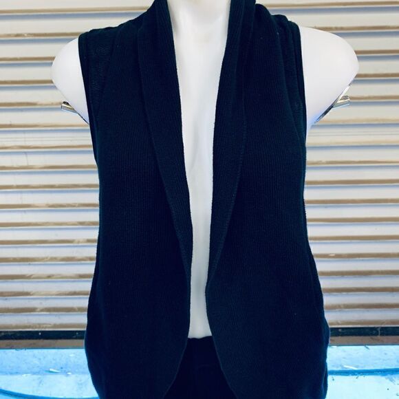 Gap black open front cardigan - Picture 3 of 7